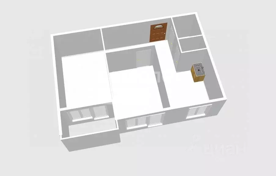 2-к кв. Алтайский край, Бийск Социалистическая ул., 60 (53.0 м) - Фото 2