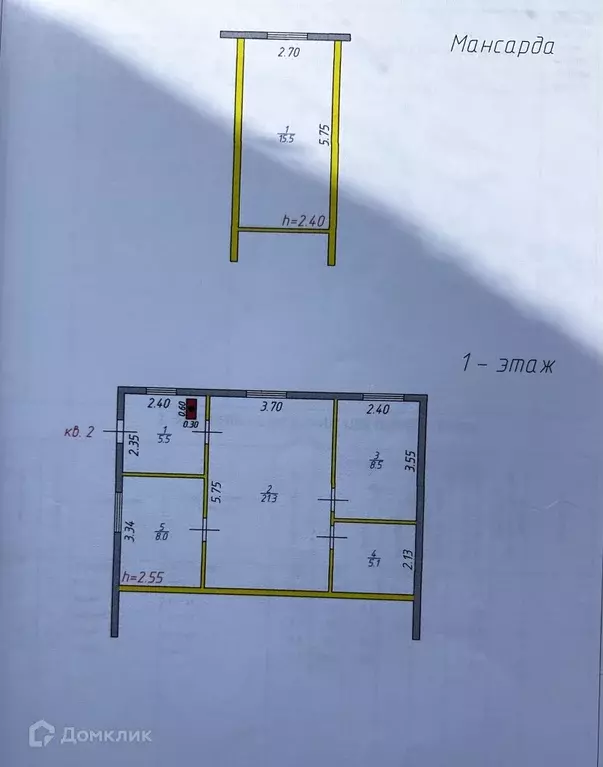 Продаётся 3-к квартира, 63.9 м - Фото 1