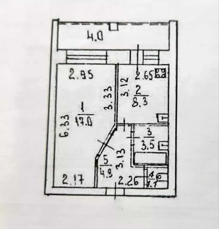 1-к кв. Кировская область, Киров ул. Кольцова, 13а (34.7 м) - Фото 1