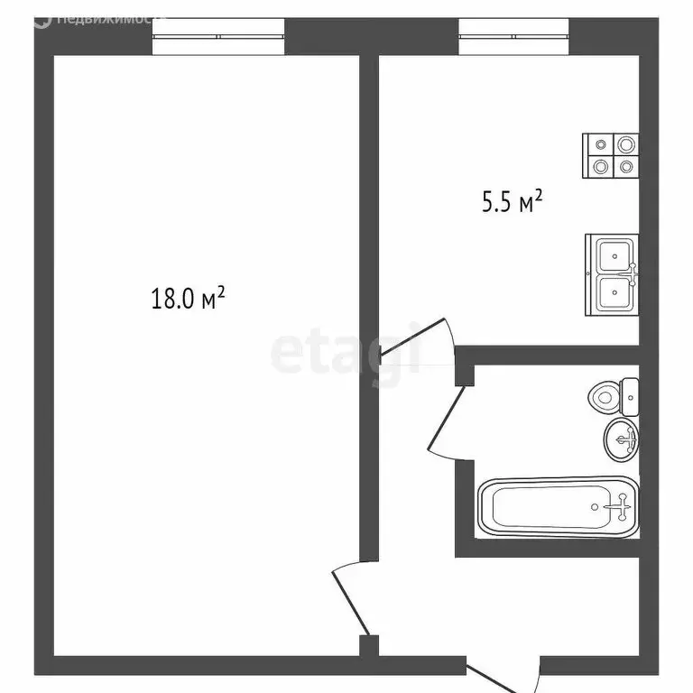 1-комнатная квартира: Москва, Дмитровское шоссе, 43к1 (33 м) - Фото 0