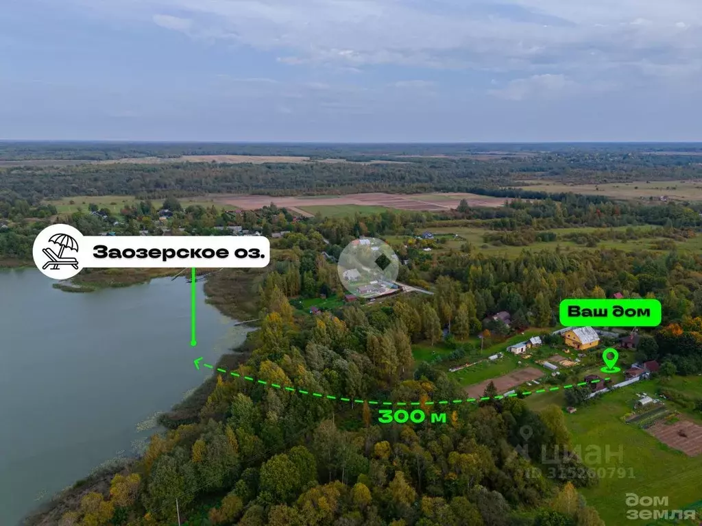 Дом в Ленинградская область, Лужский район, Дзержинское с/пос, д. ... - Фото 2