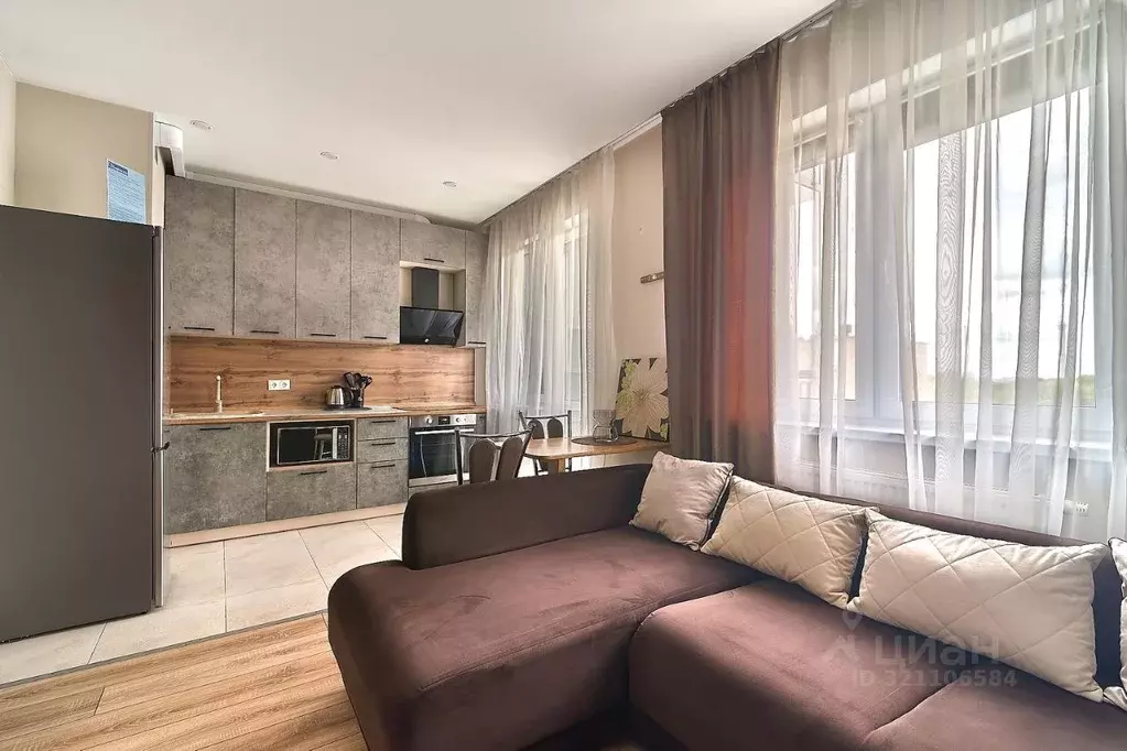 1-к кв. Калужская область, Обнинск ул. Курчатова, 35/1 (35.0 м) - Фото 2