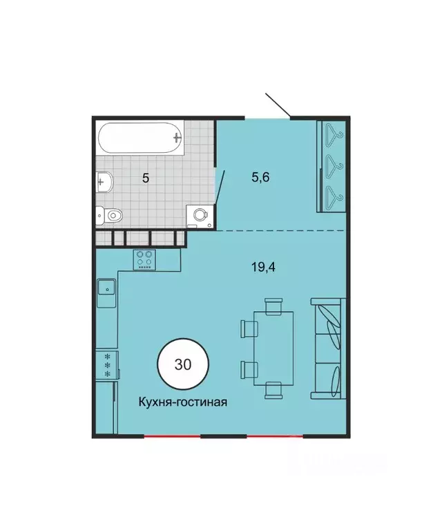 1-к кв. Ставропольский край, Михайловск Шпаковский район, пер. ... - Фото 1