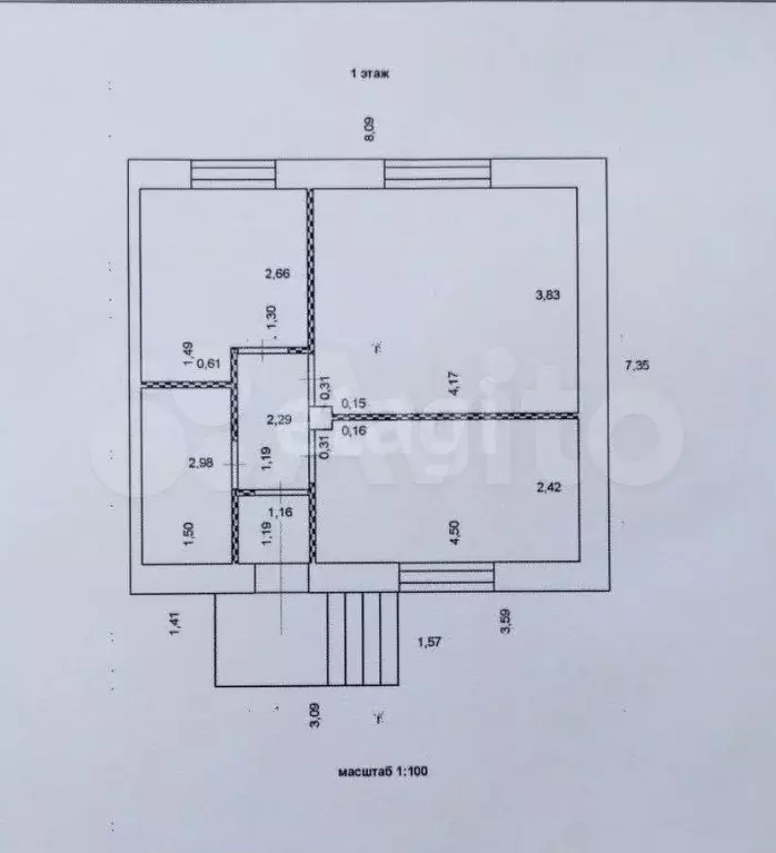 Дом 46,8 м на участке 4,5 сот. - Фото 0