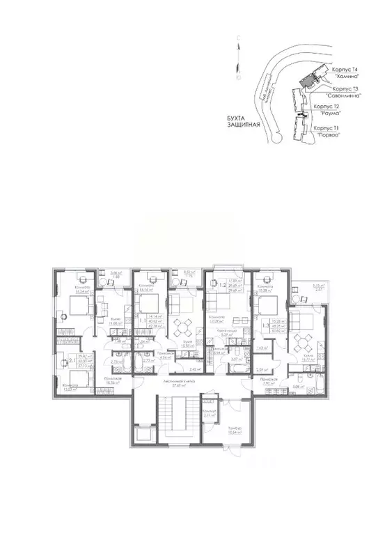 Студия Ленинградская область, Выборг проезд Рельефный, 4 (29.69 м) - Фото 2