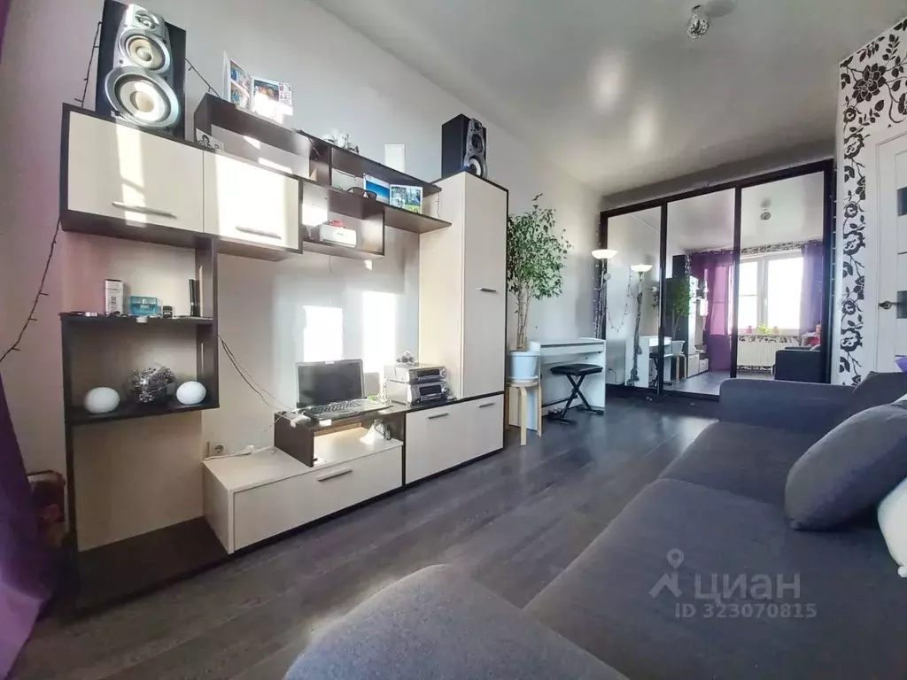 1-к кв. Ленинградская область, Всеволожский район, д. Новое Девяткино ... - Фото 1