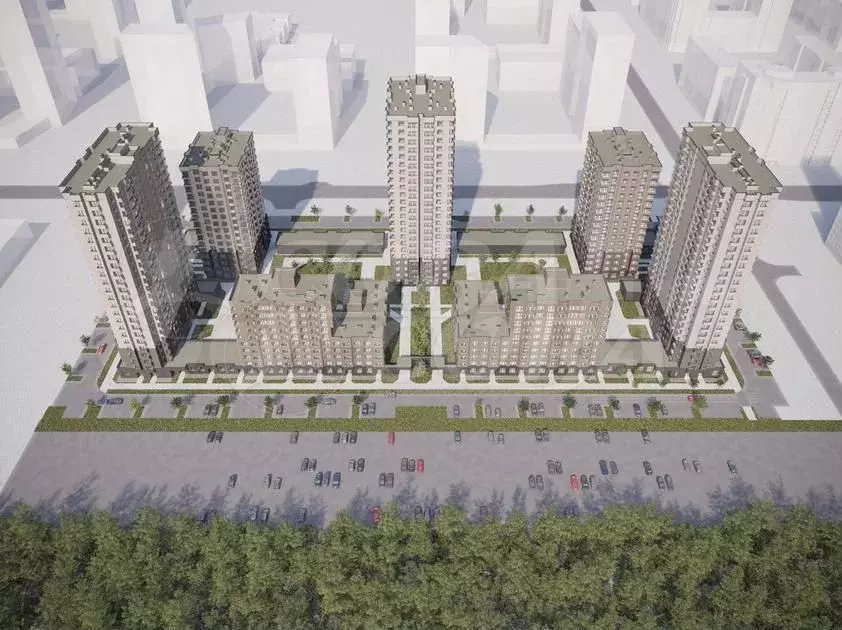 Квартира-студия, 30,8 м, 15/23 эт. - Фото 1