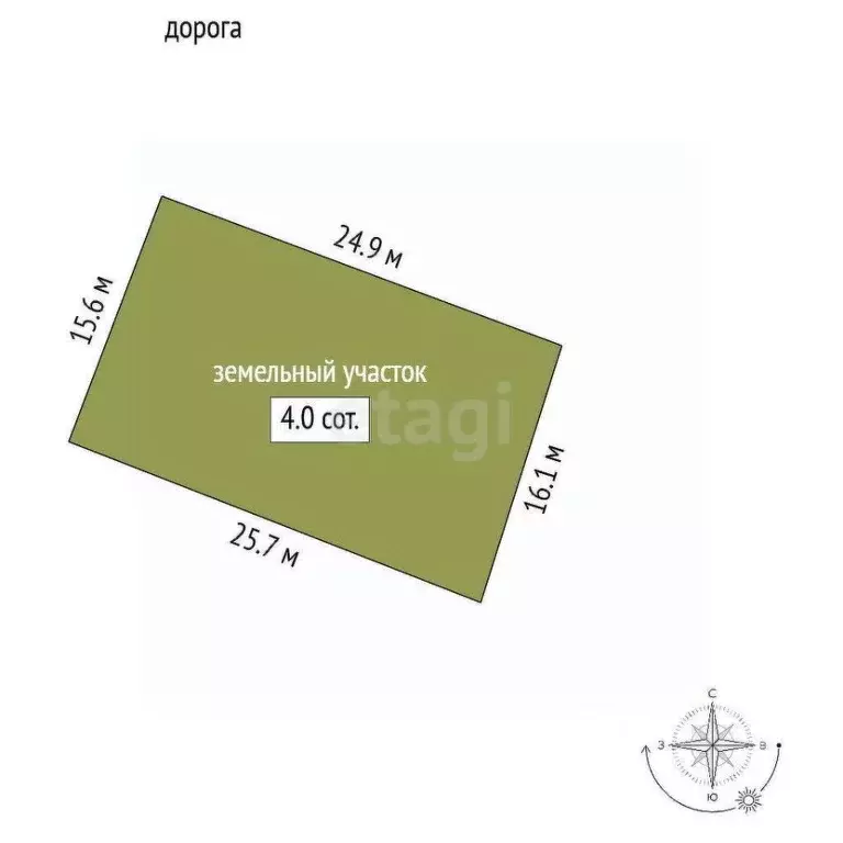 Участок в Севастополь Технолог садовое товарищество, 263 (3.96 сот.) - Фото 2