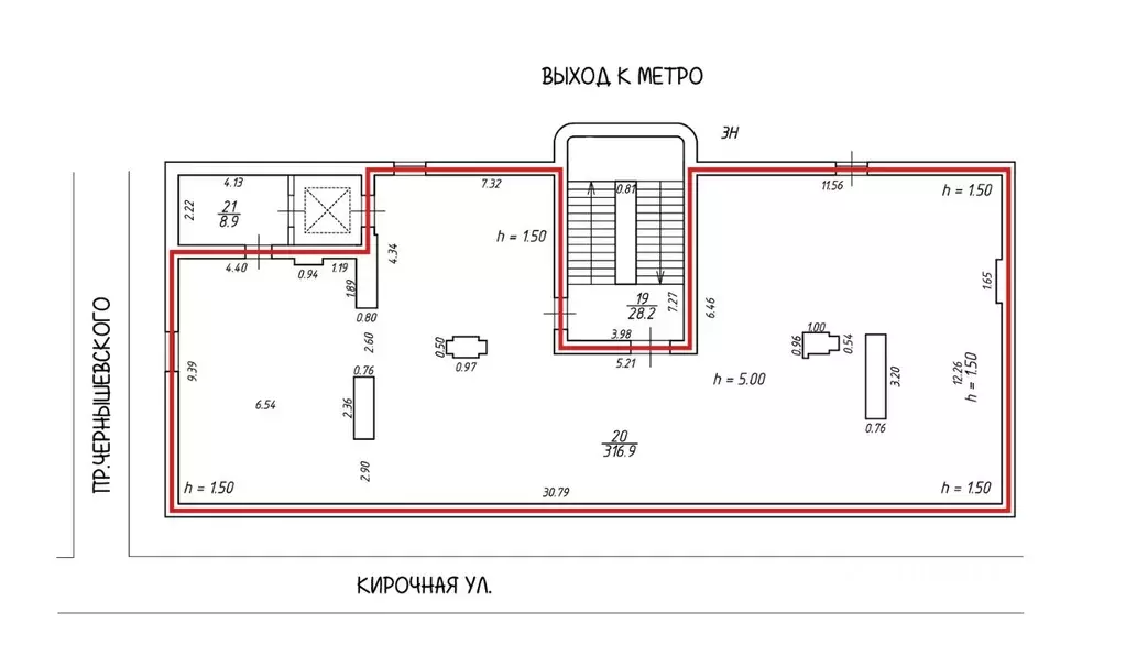 Помещение свободного назначения в Санкт-Петербург Кирочная ул., 28 ... - Фото 2