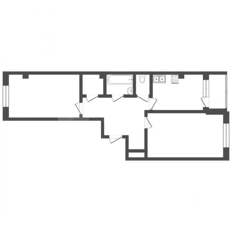 2-к кв. Тюменская область, Тюмень ул. Ветеранов Труда, 9А (63.0 м) - Фото 1