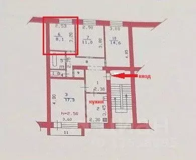Комната Пензенская область, Пенза ул. Спартаковская, 9 (8.1 м) - Фото 2