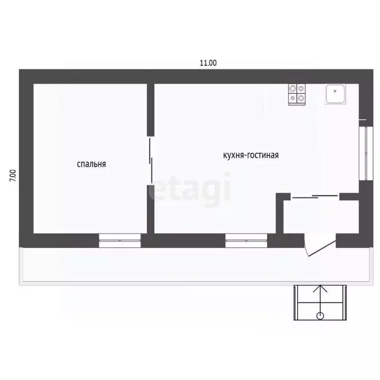 Дом в Тюменская область, Тюмень Салют СНТ, ул. Садовая (74 м) - Фото 2