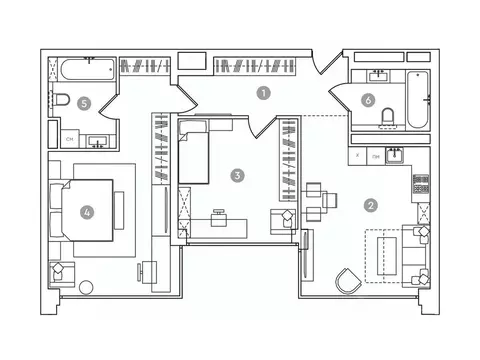 Офис в Москва просп. Академика Сахарова, 7 (80 м)