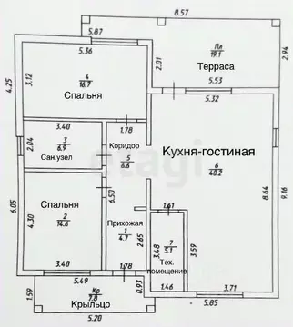 Дом в Краснодарский край, Темрюкский район, Краснострельское с/пос, ...