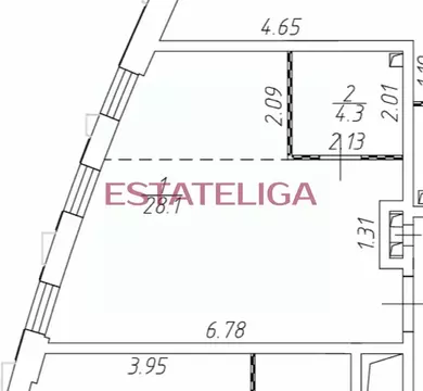 Студия Москва ул. Лобачевского, 120к1 (33.0 м)