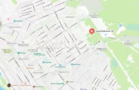 Участок в Брянская область, Брянск ул. Профсоюзов (11.0 сот.)