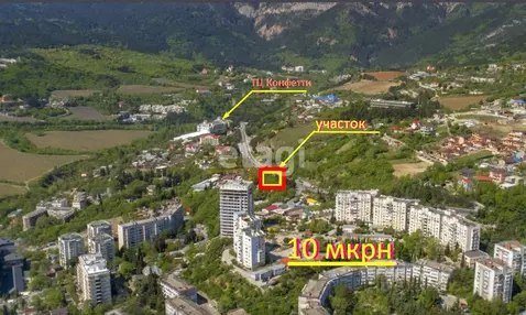 Участок в Крым, Ялта ул. Красных Партизан (8.8 сот.)