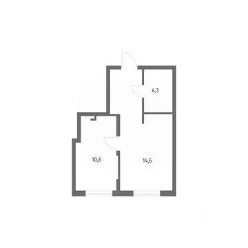 1-к кв. Калининградская область, Калининград пос. Лермонтовский, ул. ...