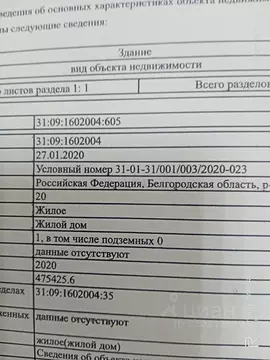 Дом в Белгородская область, Корочанский район, Шляховское с/пос, с. ...