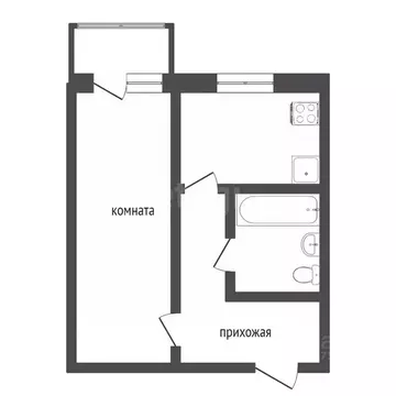1-к кв. Ярославская область, Ярославль ул. Большие Полянки, 21 (29.9 ...