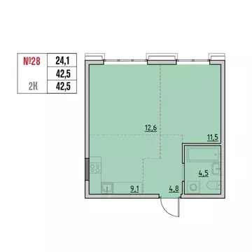 2-к кв. Иркутская область, Иркутский муниципальный округ, Маркова рп, ...