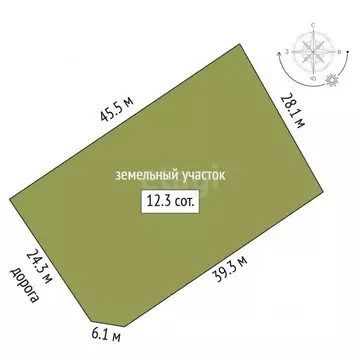 Участок в Вологодская область, Череповецкий район, д. Максаково  (12.3 ...