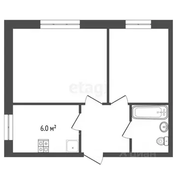 2-к кв. Владимирская область, Селивановский муниципальный округ, пос. ...