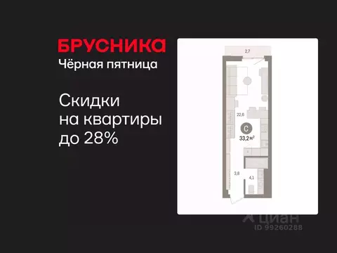 Студия Свердловская область, Екатеринбург Сортировочный жилрайон, ...