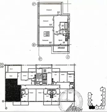 3-комнатная квартира: посёлок Шушары, Окуловская улица, 13 (68 м)