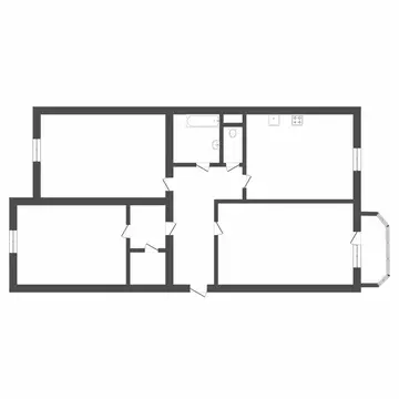 3-комнатная квартира: Тюмень, Широтная улица, 183 (90.4 м)