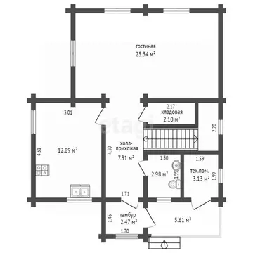 Дом в Тюменская область, Тюмень ул. Андрея Лабинского (129 м)