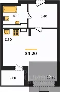 Студия Воронежская область, Воронеж Ключи мкр, Ключи-клаб жилой ...