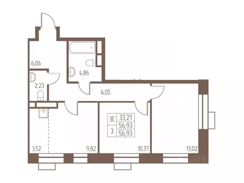 3-к кв. Московская область, Ивантеевка Пушкинский городской округ, ...