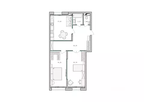 2-к кв. Московская область, Пушкино Ярославское ш., 194 (81.1 м)