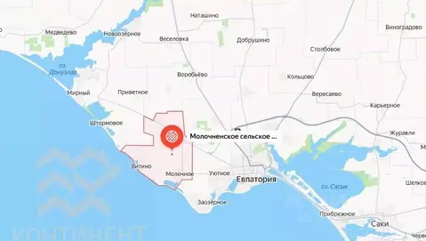 Участок в Крым, Сакский район, с. Молочное  (6.33 сот.)