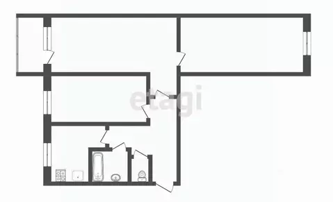 3-к кв. Костромская область, Кострома Костромская ул., 80 (56.6 м)
