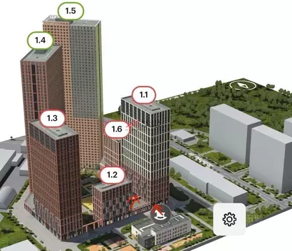 Торговая площадь в Москва Полар жилой комплекс, 1.1 (164 м)