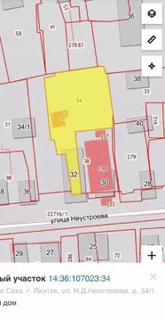 Участок в Саха (Якутия), Якутск ул. Неустроева, 34/1 (14.0 сот.)