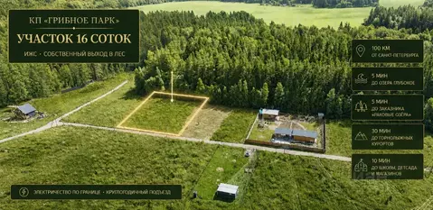 Участок в Ленинградская область, Выборгский район, Красносельское ...