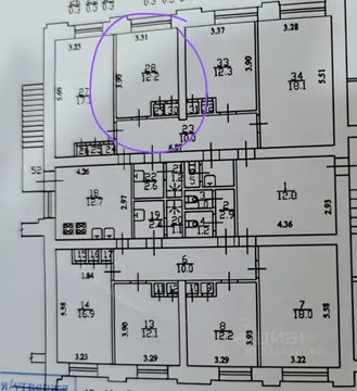 Комната Санкт-Петербург ул. Партизана Германа, 37А (12.2 м)