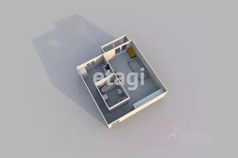 1-к кв. Сахалинская область, Долинск Пионерская ул., 2 (31.0 м)