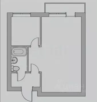 1-к кв. Липецкая область, Липецк Звездная ул., 10/3 (30.1 м)