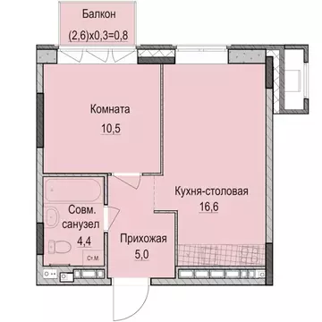 1-к кв. Татарстан, Казань Ферма-2 жилмассив,  (37.3 м)