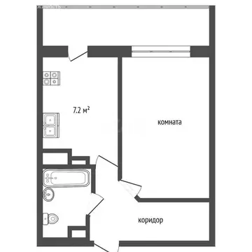 1-комнатная квартира: Евпатория, улица Конституции, 34 (35.2 м)