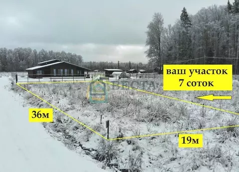 Участок в Ленинградская область, Приозерский район, Красноозерное ...