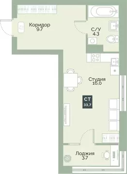 Студия Курганская область, Курган Заозерный жилрайон, Районы-Кварталы ...