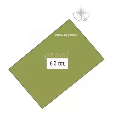 Участок в Новосибирская область, Бердск Вега-4 СНТ, 30 (6.0 сот.)