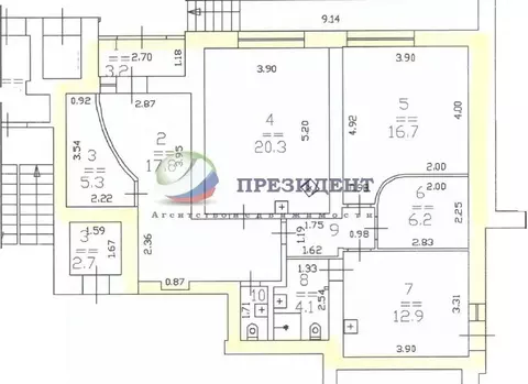 Офис в Нижегородская область, Нижний Новгород Кузнечиха жилрайон, ул. ...