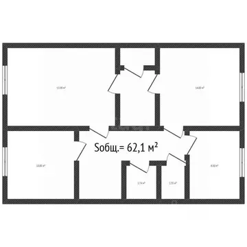 3-к кв. Брянская область, Брянск ул. Ромашина, 35 (61.2 м)