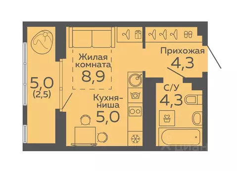 Студия Свердловская область, Екатеринбург ул. Федора Заостровского, 4 ...